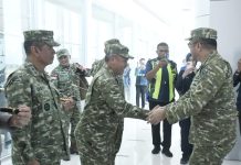 Jelang PENAS XVII, Kasad Disambut Pangdam XIII/Merdeka di Gorontalo