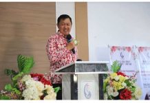 Wabup Fredy Tuda Hadiri Pisah Sambut Gembala GPDI Agape Liwutung